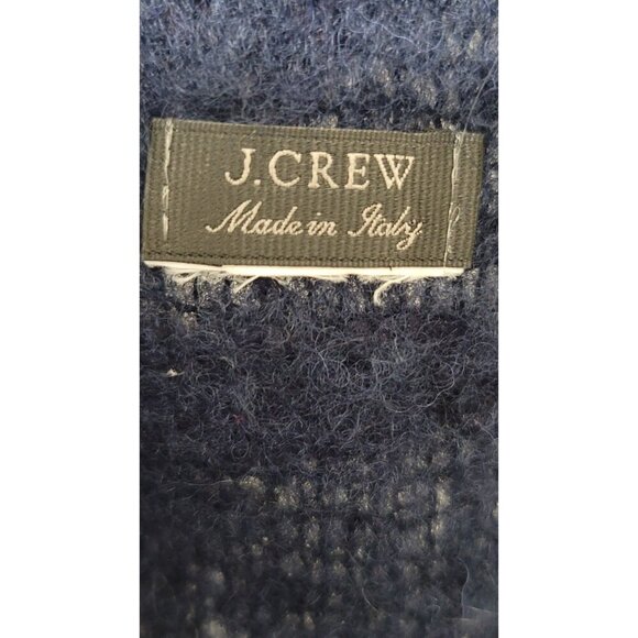J. Crew Made In Italy Plaid Wool & Alpaca Scarf - Picture 4 of 6